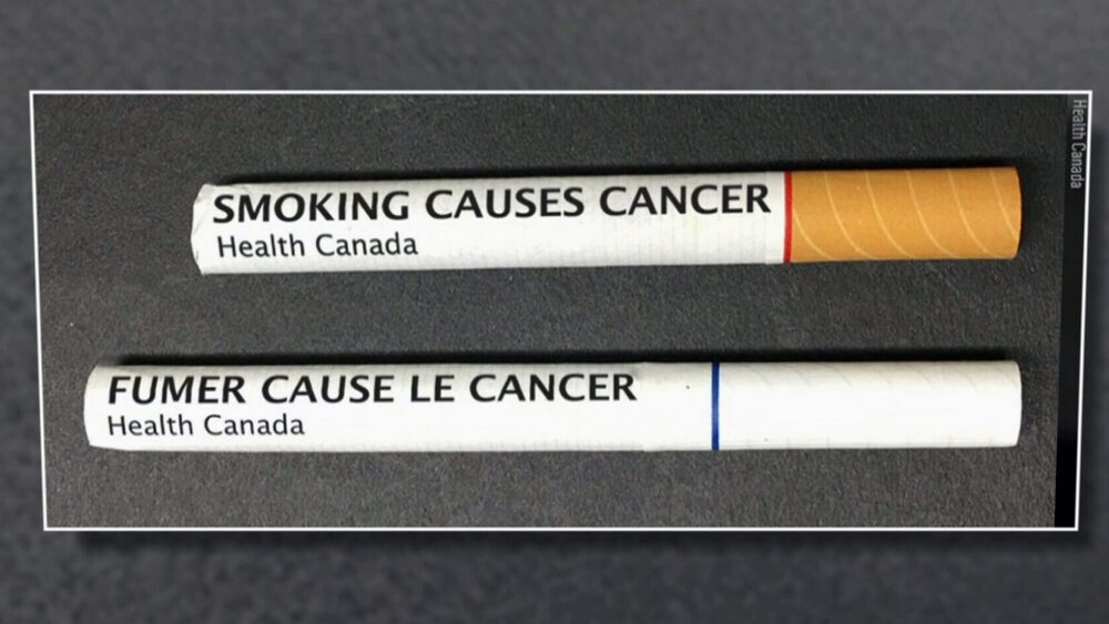 اجرایی شدن درج هشدار سلامتی روی هر نخ سیگار در کانادا