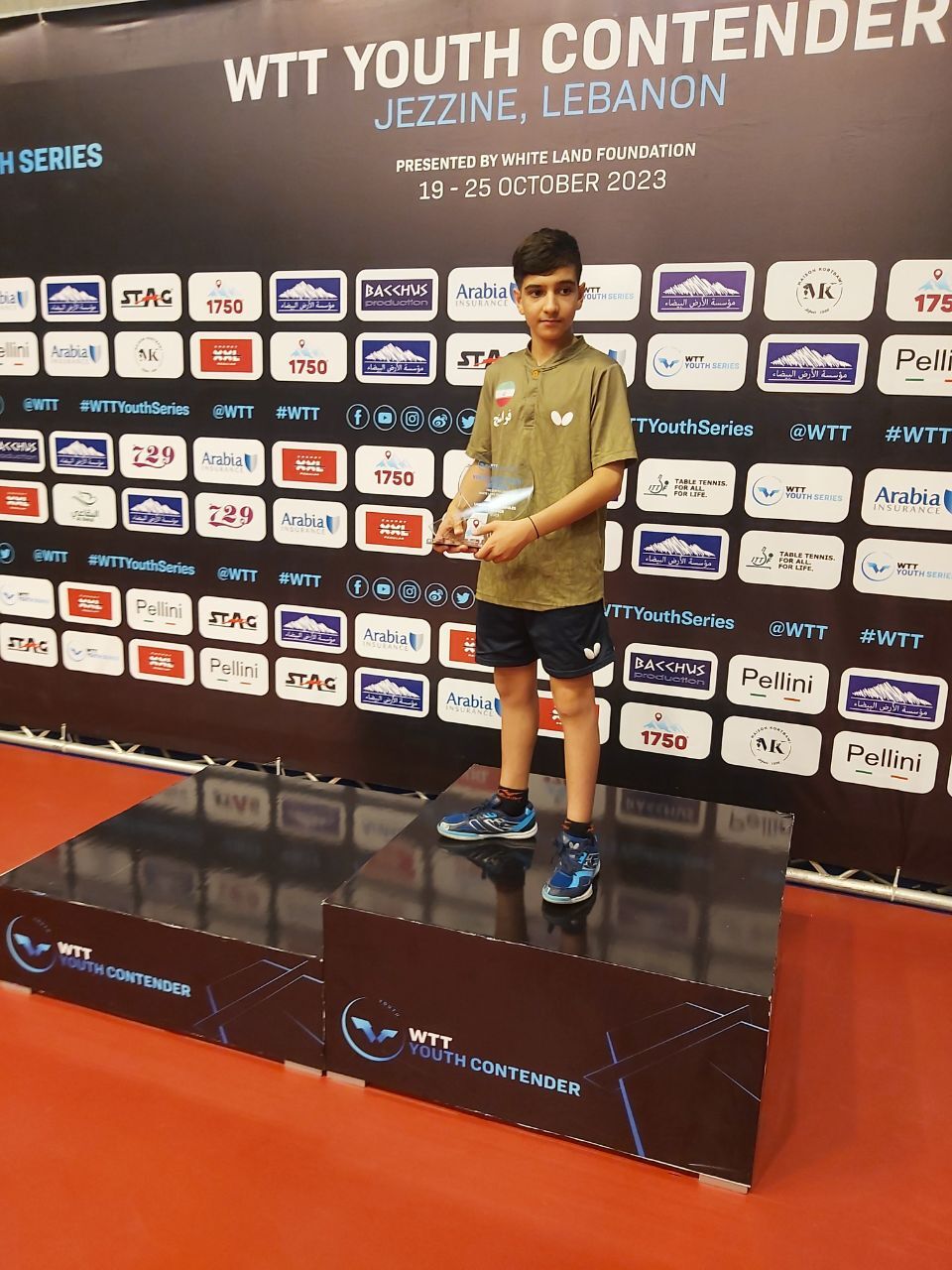 فرجی: در ۱۳ سالگی قهرمان جوانان ایران شدم/ رکورددار قهرمانی ۲۰۲۳ تنیس روی میز جهان هستم