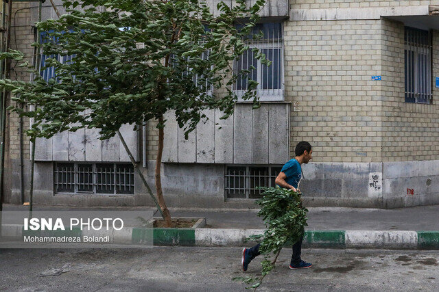 وزش باد خیلی شدید در تهران