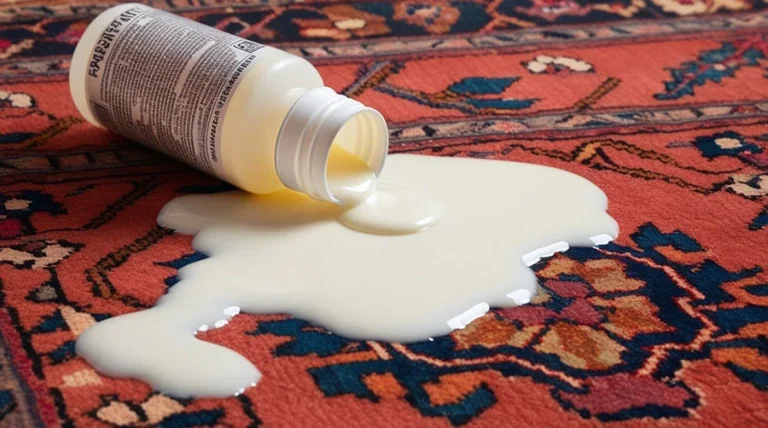 آموزش پاک کردن چسب از روی فرش