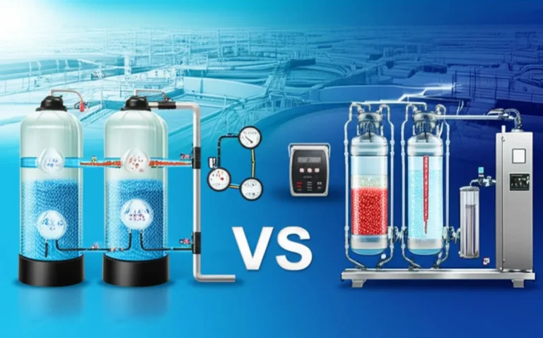 سختی گیر رزینی یا دیونایزر؟ مقایسه برای کاهش سختی و هدایت الکتریکی